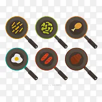 煎锅矢量包-空若网 煎锅矢量包-空若网