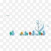 卡通小树-空若网 卡通小树-空若网