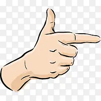 手绘黄色手指-空若网 手绘黄色手指-空若网