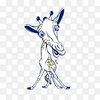 可爱长颈鹿-空若网 可爱长颈鹿-空若网