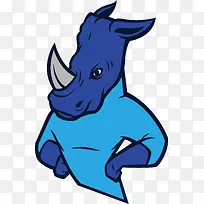 卡通犀牛PNG下载-空若网 卡通犀牛PNG下载-空若网
