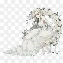 矢量美女插画-空若网 矢量美女插画-空若网