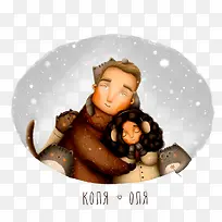 温馨插画-空若网 温馨插画-空若网