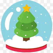 圣诞节圣诞树水晶球-空若网 圣诞节圣诞树水晶球-空若网