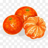 手绘橙子水果食物-空若网 手绘橙子水果食物-空若网