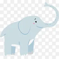 可爱卡通灰色大象-空若网 可爱卡通灰色大象-空若网