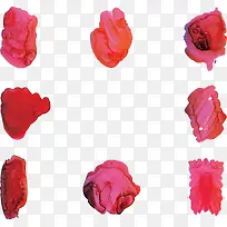 粉红色水彩涂鸦墨迹-空若网 粉红色水彩涂鸦墨迹-空若网