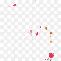 彩色泼墨墨点-空若网 彩色泼墨墨点-空若网