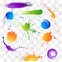 彩色泼墨效果-空若网 彩色泼墨效果-空若网