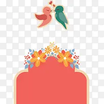 爱情鸟矢量图片-空若网 爱情鸟矢量图片-空若网