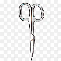 卡通美甲插画小剪刀-空若网 卡通美甲插画小剪刀-空若网