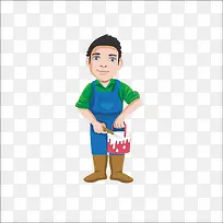 扁平化油漆工-空若网 扁平化油漆工-空若网