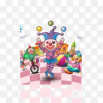 马戏团元素 手绘-空若网 马戏团元素 手绘-空若网