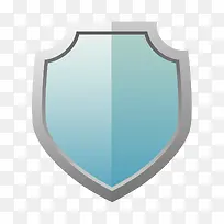 蓝色渐变安全盾牌-空若网 蓝色渐变安全盾牌-空若网