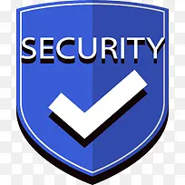 蓝色安全盾牌-空若网 蓝色安全盾牌-空若网