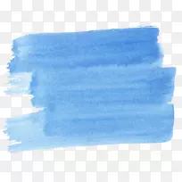 蓝色水彩画天蓝色水彩画画笔-空若网 蓝色水彩画天蓝色水彩画画笔-空若网