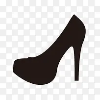 高跟鞋剪影图片-空若网 高跟鞋剪影图片-空若网