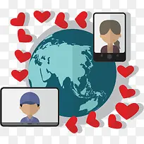 矢量扁平化卡通素材-空若网 矢量扁平化卡通素材-空若网