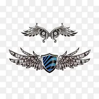 矢量金属翅膀-空若网 矢量金属翅膀-空若网