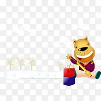 新年贺卡矢量图-空若网 新年贺卡矢量图-空若网