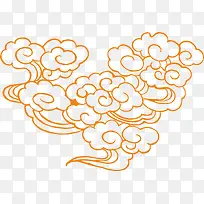 橙色祥云-空若网 橙色祥云-空若网