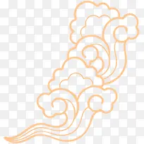 橙色祥云环境素材-空若网 橙色祥云环境素材-空若网