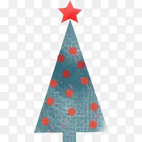 手绘卡通树星星点点图案-空若网 手绘卡通树星星点点图案-空若网