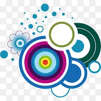 多彩缤纷圆圈-空若网 多彩缤纷圆圈-空若网