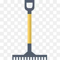 矢量扁平化钉耙-空若网 矢量扁平化钉耙-空若网