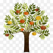矢量橘树下载-空若网 矢量橘树下载-空若网