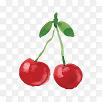 手绘樱桃PNG下载-空若网 手绘樱桃PNG下载-空若网