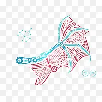 创意化线条科技感元素-空若网 创意化线条科技感元素-空若网