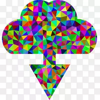 电脑图标枫叶低聚-空若网 电脑图标枫叶低聚-空若网