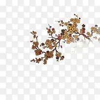 梅花 梅枝 中国风 海报 设计-空若网 梅花 梅枝 中国风 海报 设计-空若网