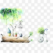 田园风格插画-空若网 田园风格插画-空若网