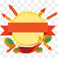 创意礼花组合促销边框-空若网 创意礼花组合促销边框-空若网