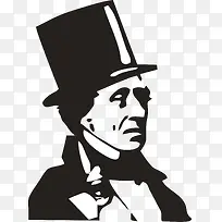 安徒生头像画像-空若网 安徒生头像画像-空若网