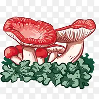 手绘蘑菇 食物 草菇 植物 食品-空若网 手绘蘑菇 食物 草菇 植物 食品-空若网