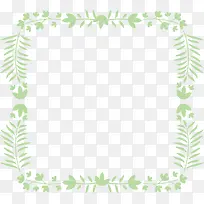 绿色春季草藤框架-空若网 绿色春季草藤框架-空若网