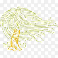 卡通手绘清新树垂柳-空若网 卡通手绘清新树垂柳-空若网