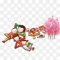 清明节卡通图片-空若网 清明节卡通图片-空若网