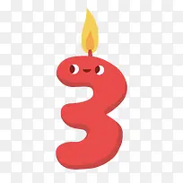 红色数字3-空若网 红色数字3-空若网