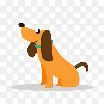 卡通扁平化小狗动物设计-空若网 卡通扁平化小狗动物设计-空若网