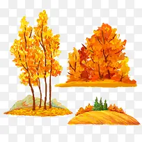 水彩秋天-空若网 水彩秋天-空若网