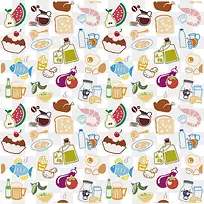 食品底纹矢量-空若网 食品底纹矢量-空若网