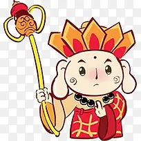 卡通手绘唐僧-空若网 卡通手绘唐僧-空若网