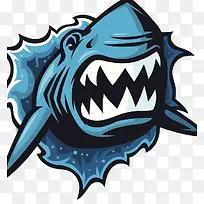 鲨鱼插画-空若网 鲨鱼插画-空若网