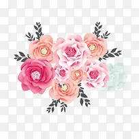 手绘画3D微立体花朵装饰-空若网 手绘画3D微立体花朵装饰-空若网