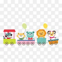 儿童节卡通小动物装饰-空若网 儿童节卡通小动物装饰-空若网