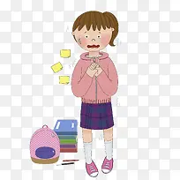 发抖的小女孩-空若网 发抖的小女孩-空若网